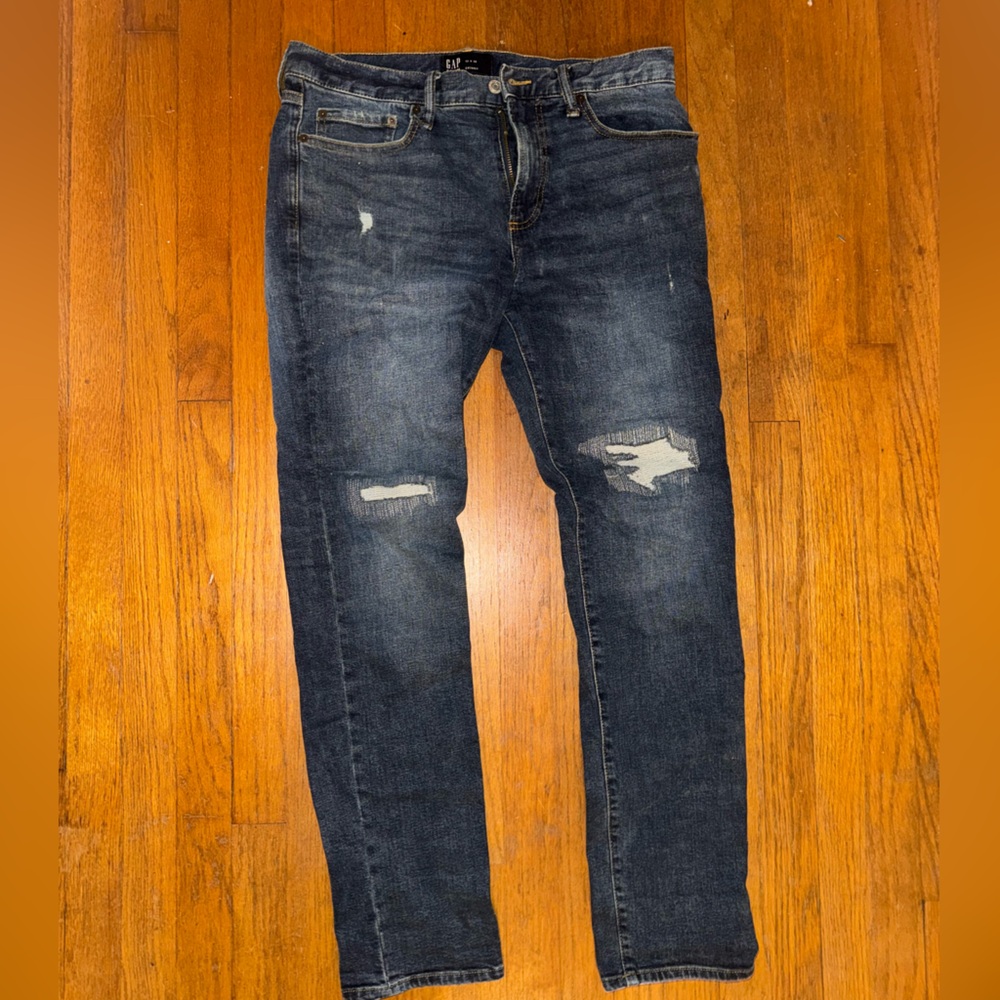 GAP Men's Dark Blue Skinny Jeans